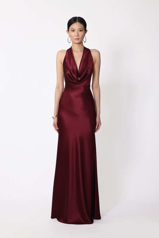 Pearl Satin Gown
